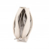Snowbal Sac Bandoulière Femme en Cuir Grainé, Beige