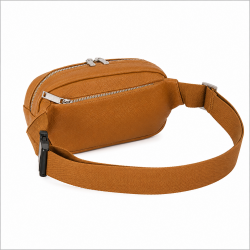 Sac banane porté de travers, 23 cm, polyester 900D avec garniture synthétique.CAMEL