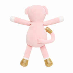Lot de peluches souris maman et bébé, coffret naissance souvenir rose / tsuspension enfant nuage
