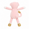 Lot de peluches souris maman et bébé, coffret naissance souvenir rose / tsuspension enfant nuage