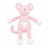 copy of Peluche souris maman bebe, multicolore