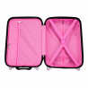 Valise enfant/fille ROSE LOVE PARIS 2031 ABS 50CM