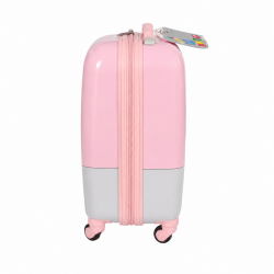 Valise enfant/fille ROSE LOVE PARIS 2031 ABS 50CM