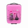 Valise enfant/fille ROSE LOVE PARIS 2031 ABS 50CM