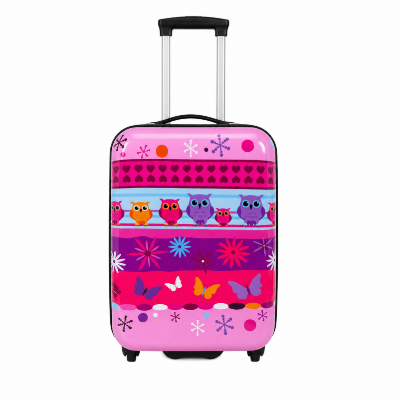 Valise enfant/fille ROSE LOVE PARIS 2031 ABS 50CM