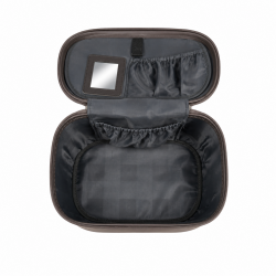 VANITY CASE SNOWBALL DUBLIN 34 X 24 CM ABS - Idée cadeau femme Ecru