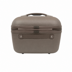 VANITY CASE SNOWBALL DUBLIN 34 X 24 CM ABS - Idée cadeau femme Ecru