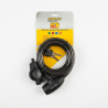 Antivol vélo + Pompe à vélo + kit réparation vélo