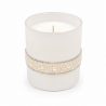 Bougies "CRYSTAL GLASS " lot2 Bougies parfumée BLANC/GRIS