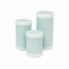 Bougies "CANDLE BABY"Lot 3 PCS Bougies décoratives BLEU