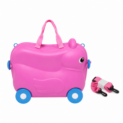 Valise enfant/fille ROSE LOVE PARIS 2031 ABS 50CM