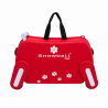 Valise enfant/fille ROSE LOVE PARIS 2031 ABS 50CM
