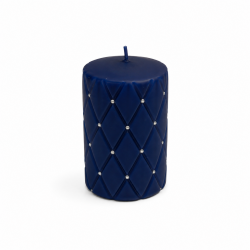 Bougies "FLORENCJA MAT"Lot 6 PCS Bougies décoratives bleu