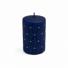 Bougies "FLORENCJA MAT"Lot 6 PCS Bougies décoratives bleu