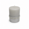 Bougies "LAURA"Lot 4 PCS Bougies décoratives GRIS