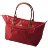 Sac SHOPPING / ETUDIANTE / VOYAGE - Nylon et Cuir SYNT. Très résistant - 50X32 CM