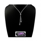 Collier Argent 925 Perles Cristaux - Bijoux argent - 489