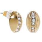 Boucles d'oreilles coccinelle plaqué or 24 carats cristaux Swarovski 595