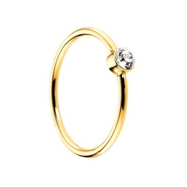 Bague plaqué Or crista Swarovski N992 Bijoux  62 mm (22)