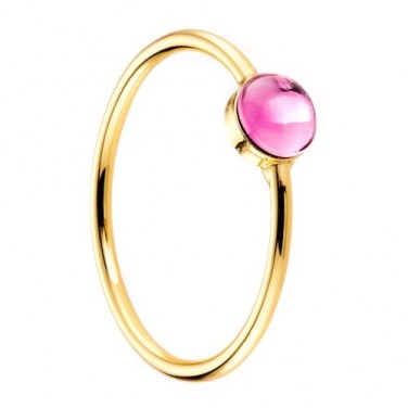 Bague cristal violet Swarovski Plaqué Or N993 54 mm (14)