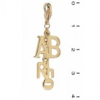 Charm AB Rh- plaqué Or 24 carats Bijoux mode N998