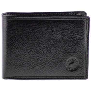 Portefeuille à l'italienne Cuir noir N1181 Porte-monnaie homme Cadeau prête à offrir ou s'offrir
