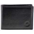 Portefeuille à l'italienne Cuir noir N1181 Porte-monnaie homme Cadeau prête à offrir ou s'offrir