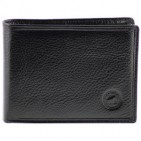 Portefeuille à l'italienne Cuir noir N1181 Porte-monnaie homme Cadeau prête à offrir ou s'offrir