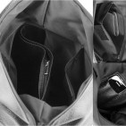 2 EN 1 Sac à main Sac à dos en cuir de vachette N1267 Noir Achat/cadeau utile