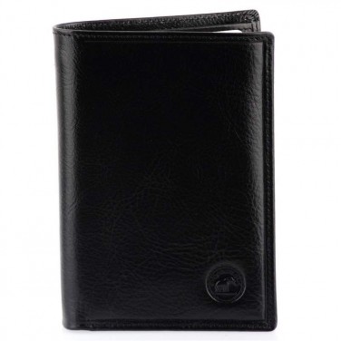 GRAND CLASSIQUE Portefeuille en cuir NOIR N1328 - Grand Portefeuille Homme - STYLET OFFERTE