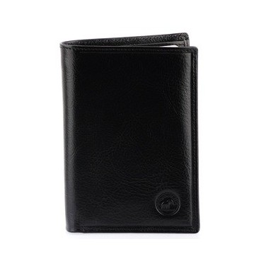 GRAND CLASSIQUE Portefeuille en cuir NOIR N1328 - Grand Portefeuille Homme - STYLET OFFERTE
