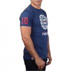 T-Shirt bleu 1621 FRANCE Coupe Du Monde Brasil TAILLE L / T-SHIRT HOMME