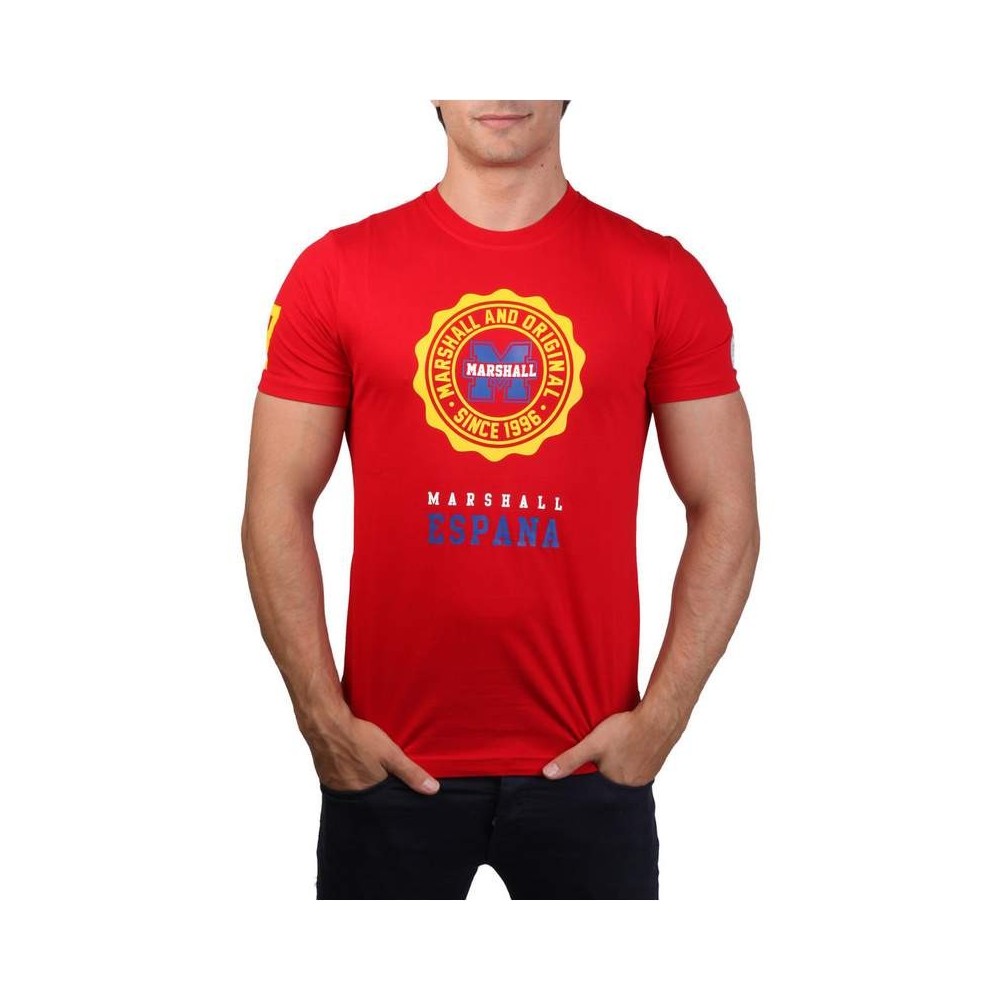 T-Shirt ESPANA Rouge 1623 Coupe Du Monde Brasil / taille L / t-shirt homme