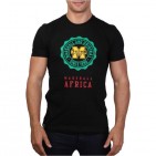 T-Shirt noir 1625 AFRICA Coupe Du Monde Brasil TAILLE M / T-SHIRT HOMME