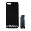 Coque-housse de chez DIESEL pour iPhone 5 modèle noir N1672 X01901_PS918T8013