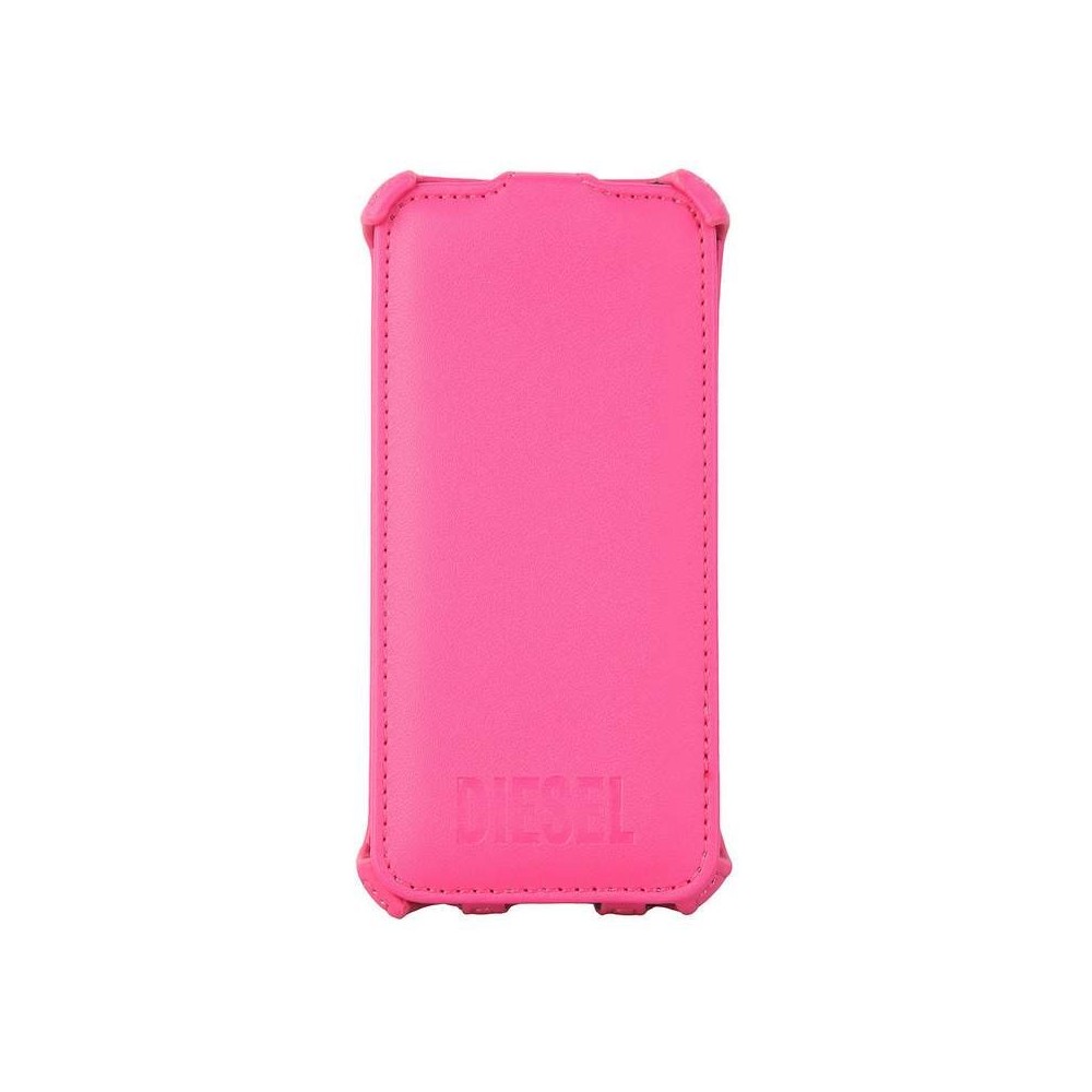 Coque iPhone 5 - Scissor Flip Case ROSE N1679 ETUI HOUSSE