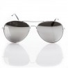 Lunettes de soleil tendance - VIPER 1964 UV400 - Monture argent - Verre effet miroir